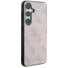 Guess GUHMS24SG4GFRP S24 S921 różowy/pink hardcase 4G Collection Leather Metal Logo MagSafe